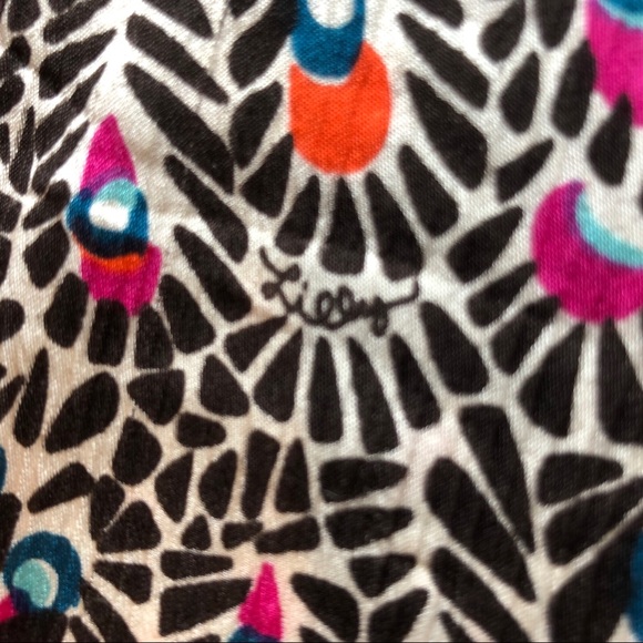 Lilly Pulitzer Short Sleeve Silk Blouse - Picture 3 of 8